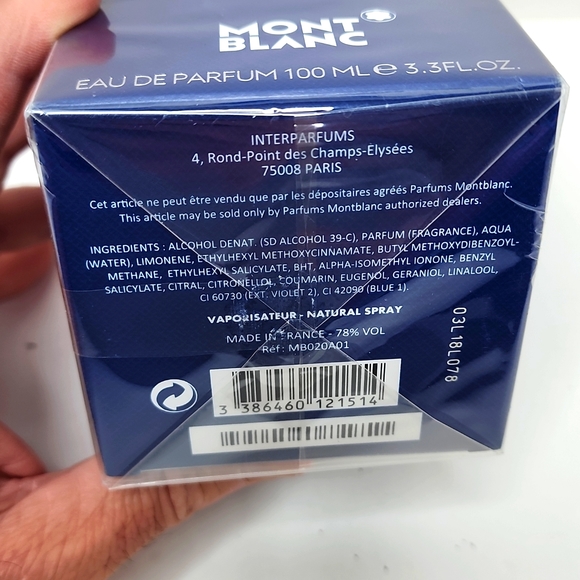 ⭐️ MONTBLANC 💯 ULTRA BLUE FOR MEN - Picture 4 of 5